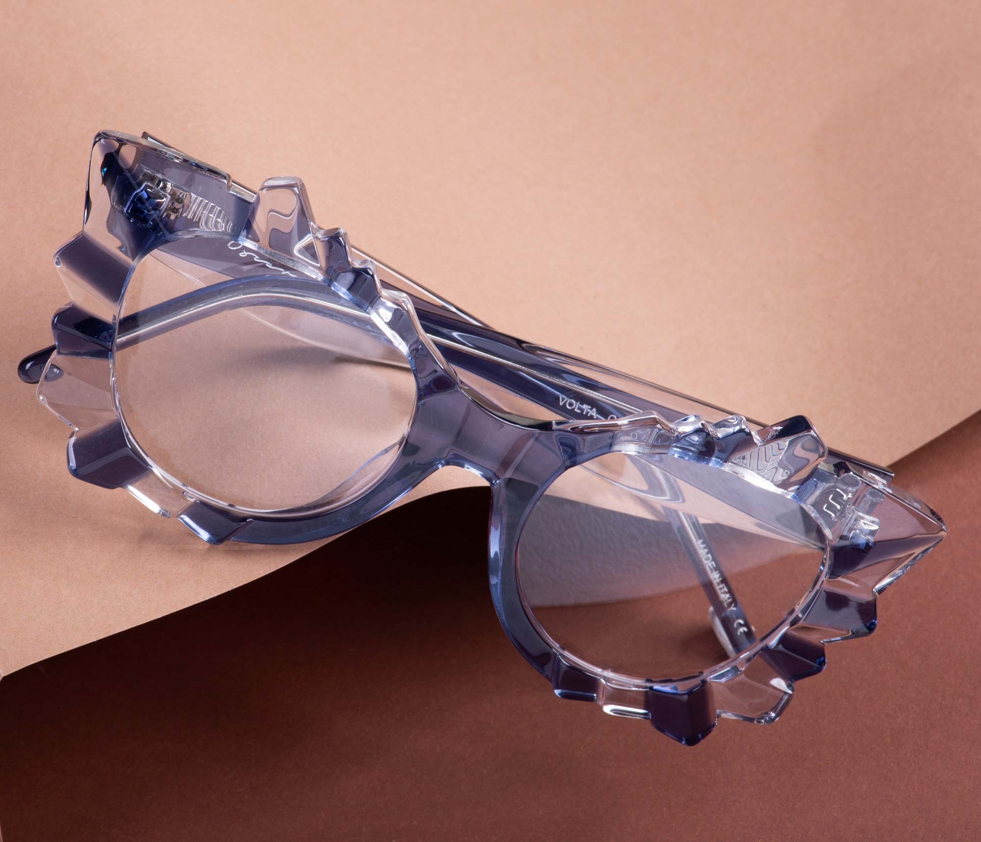 OSCAR MAMOOI VOLTA BLUE CLEAR - Credo New York Eyewear